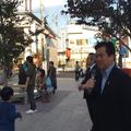 仙川駅にて、演説をさせていただいております！ 